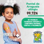 Pontal do Araguaia tem recorde na vacinação de crianças contra a poliomielite