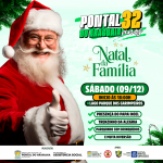 Natal da Família traz Papai Noel, trenzinho e muita diversão para Pontal do Araguaia